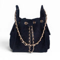 Bayshore Terry Cloth Bucket Bag Small - Black