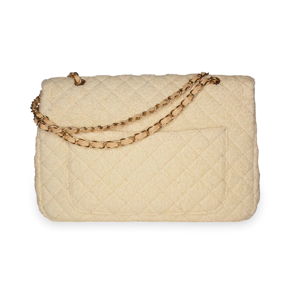 Shoreline Terry Cloth Shoulder Bag Medium - Butter yellow