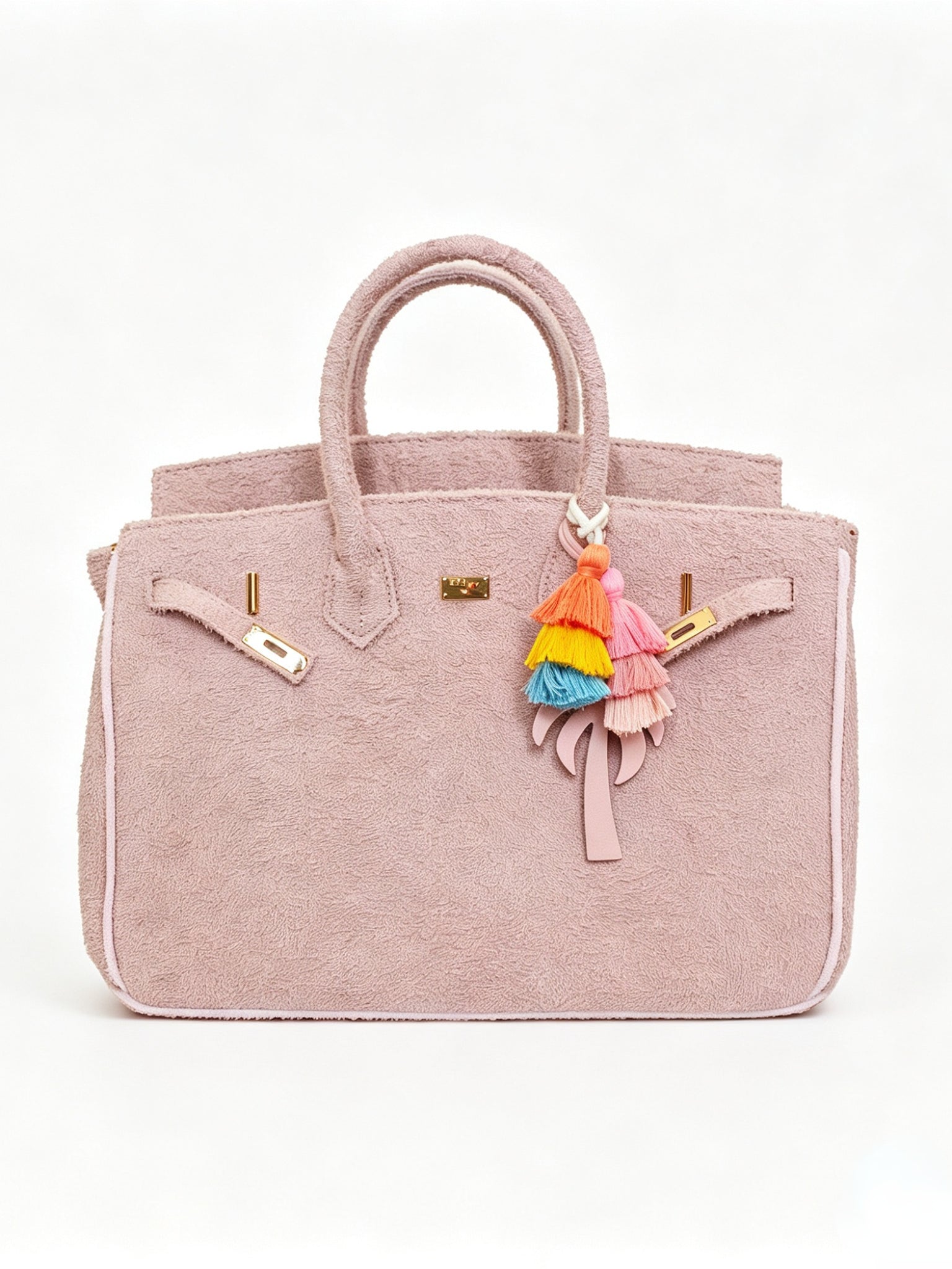 Seaside Terrycloth Tote - DUSTYROSE