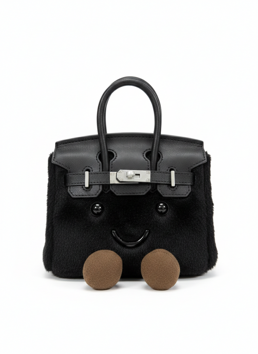 Classic Black Fluff bag BB 18/25cm