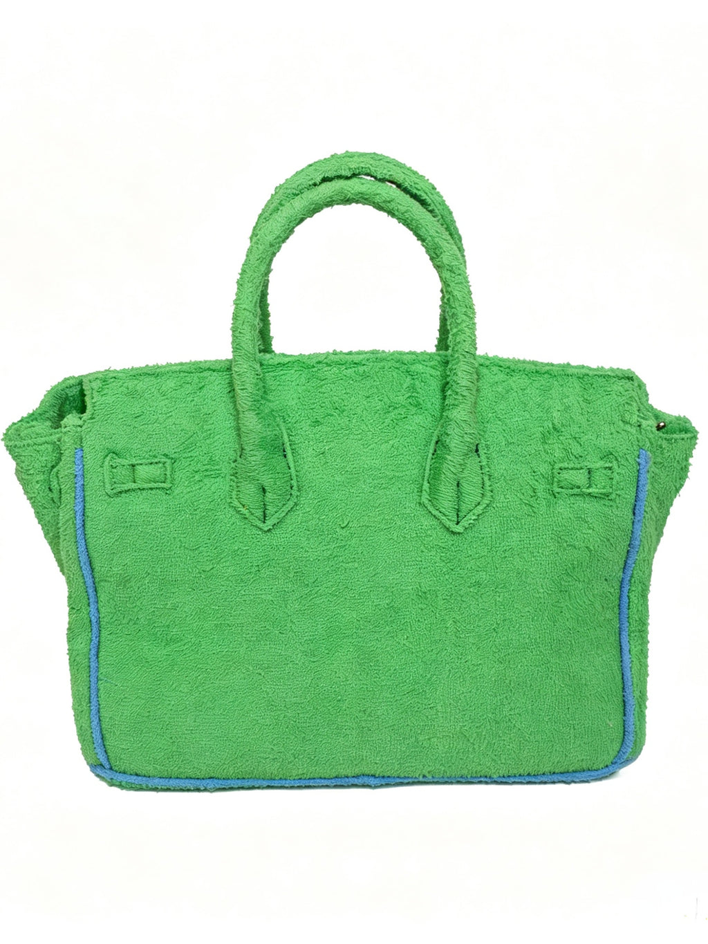 Seaside Terrycloth Tote - LIME