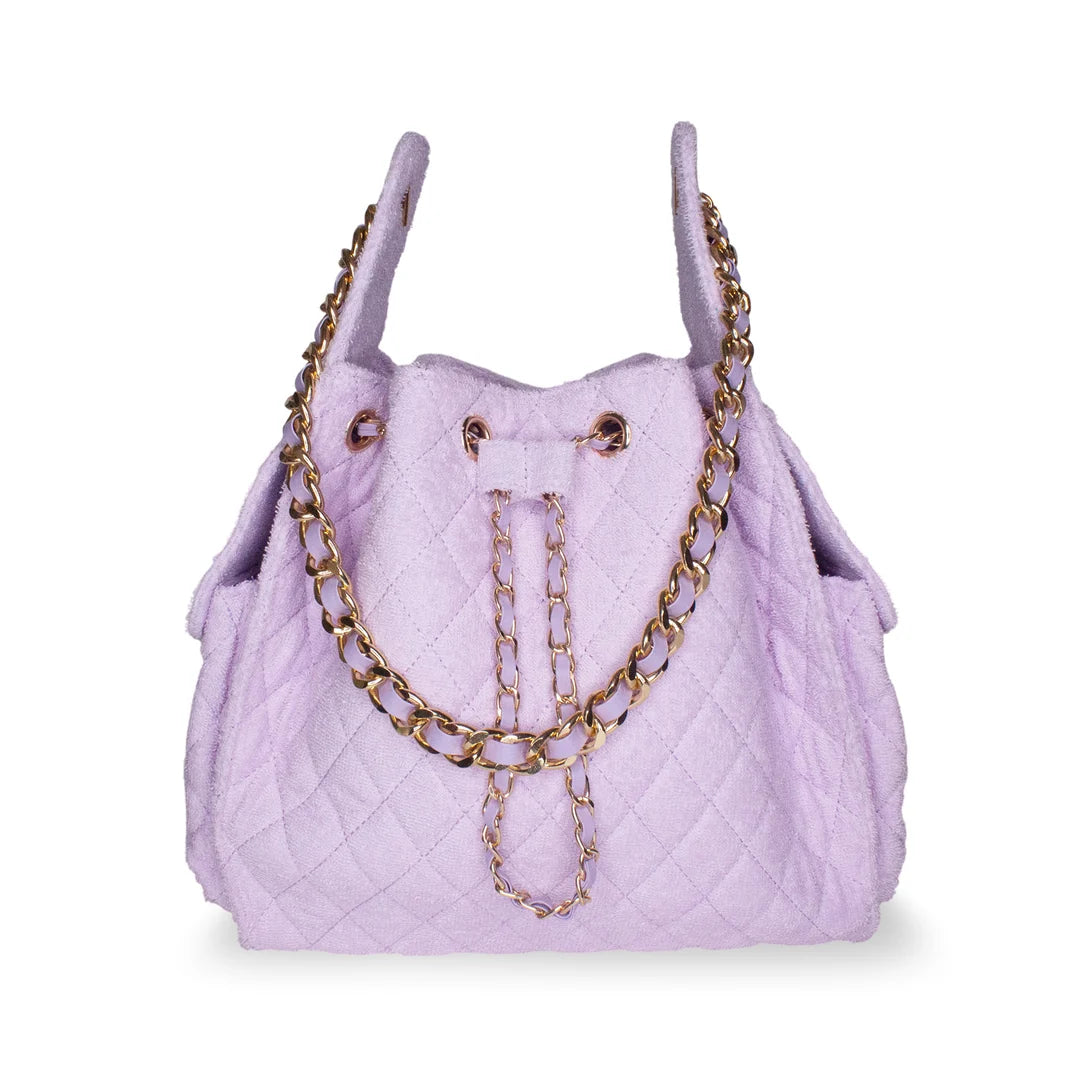 Bayshore Terry Cloth Bucket Bag Medium - Lilac