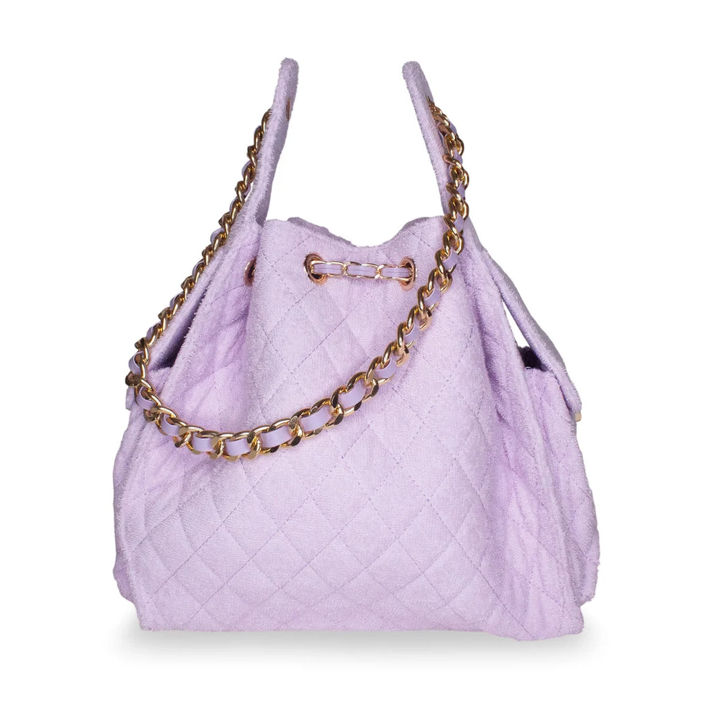 Bayshore Terry Cloth Bucket Bag Medium - Lilac