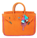 Seaside Terrycloth Tote - ORANGE PEEL
