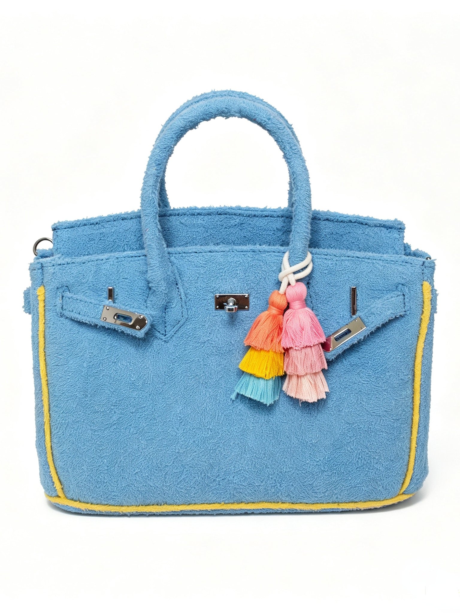 Seaside Terrycloth Tote - SKY BLUE