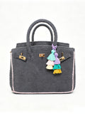 Seaside Terrycloth Tote - SLATEGREY