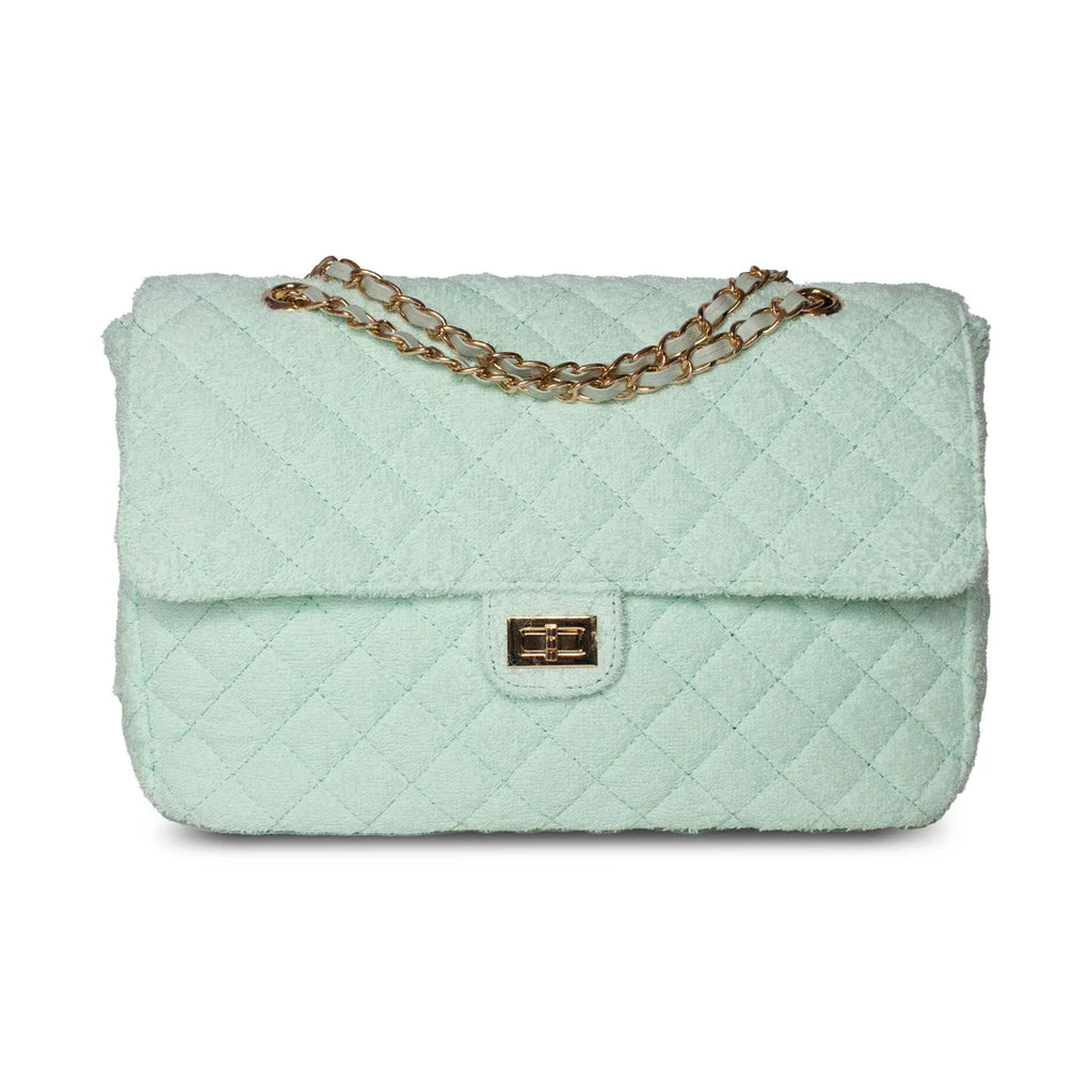 Shoreline Terry Cloth Shoulder Bag Medium - Sea Glass