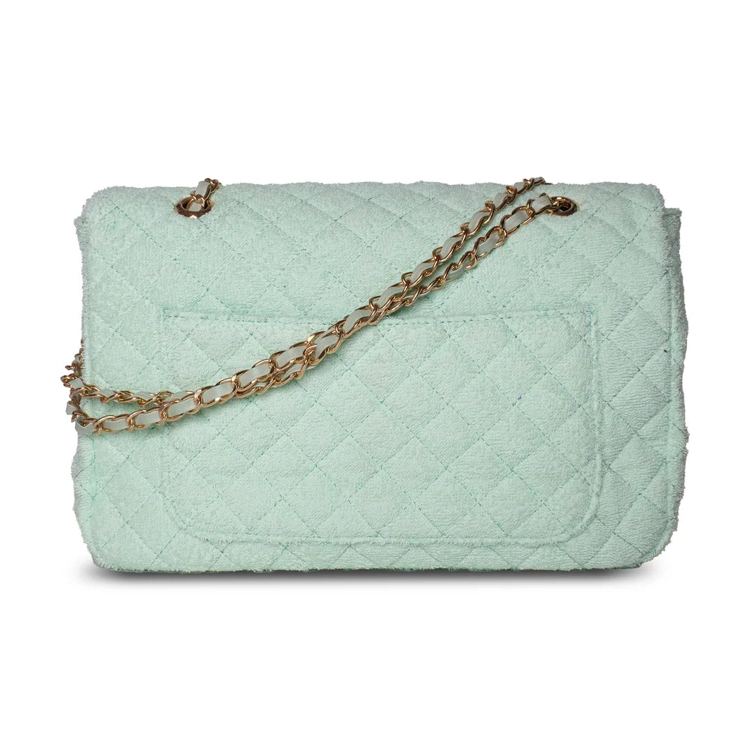 Shoreline Terry Cloth Shoulder Bag Medium - Sea Glass