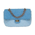 Shoreline Terry Cloth Shoulder Bag Small - Two Tone Blue
