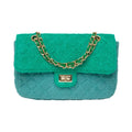 Shoreline Terry Cloth Shoulder Bag Small - Two Tone Green