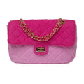 Shoreline Terry Cloth Shoulder Bag Small - Two Tone Pink