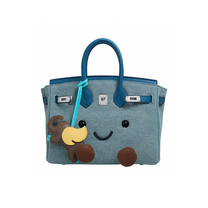 Classic Denim Blue Fluff BK Bag