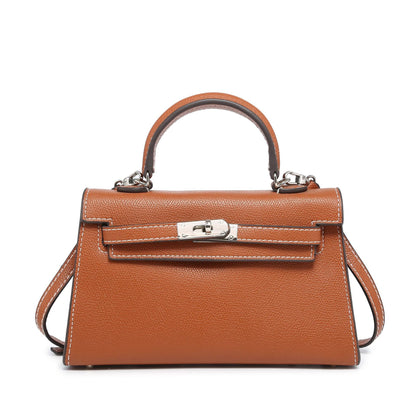 FORPEXIAL Women Mini Leather Satchel Bags Shoulder Purses Top Handle Handbags Ladies Designer Purses