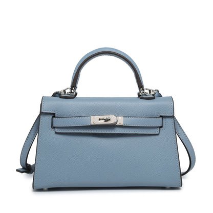 FORPEXIAL Women Mini Leather Satchel Bags Shoulder Purses Top Handle Handbags Ladies Designer Purses
