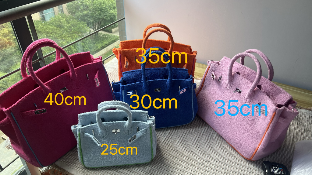 Seaside Terrycloth Tote - LIME