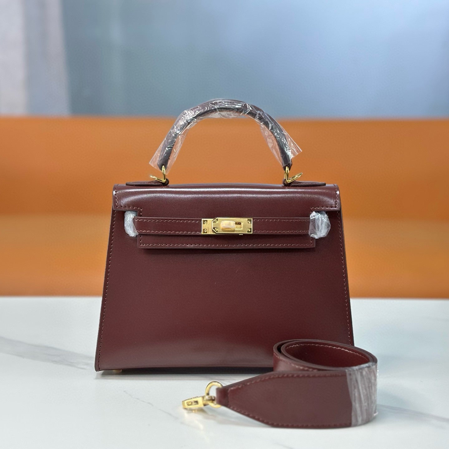 Bag Kelly Bordeaux 19/22/25cm